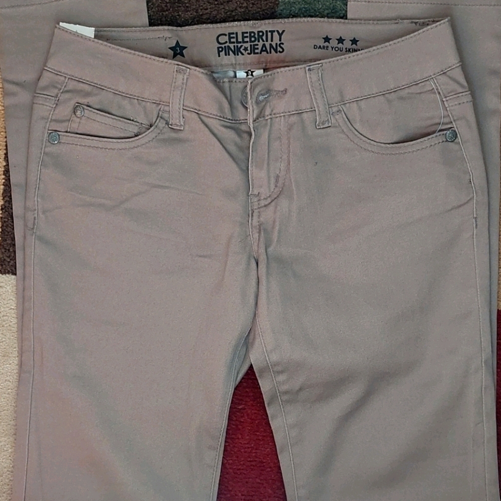 Latte / Dark Khaki Colored Jeans